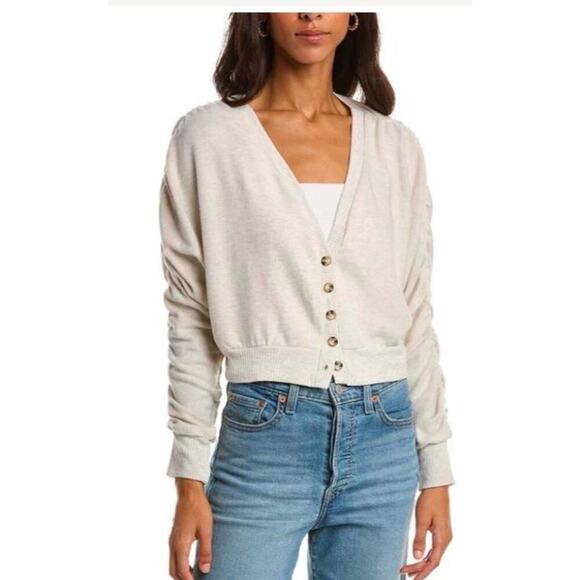 Project Social T Aura Cozy Cardigan Size S buttery mustard yellow - Picture 1 of 6